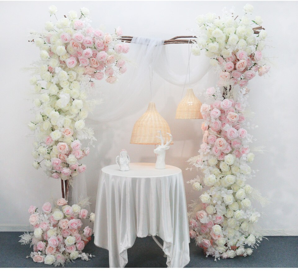 square wooden wedding arches7