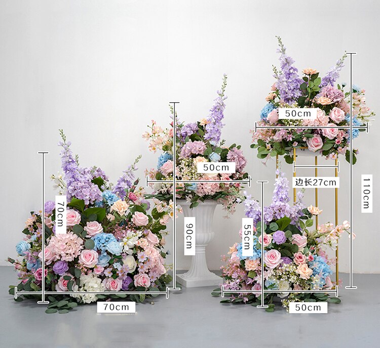 cloche flower arrangements with stand1