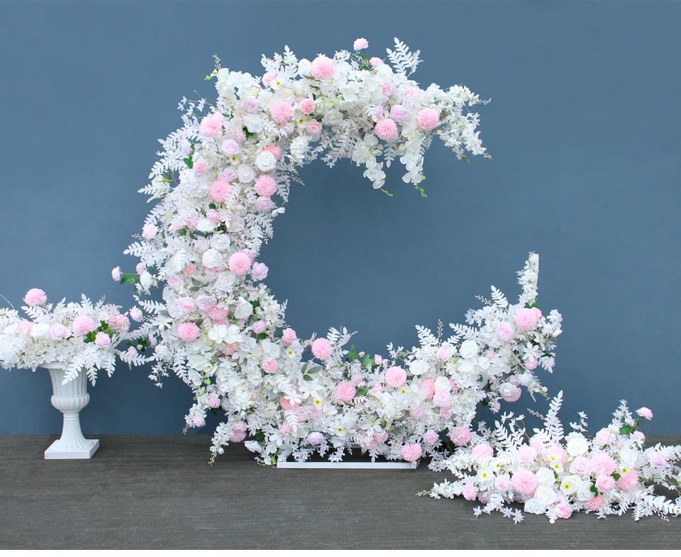 pink flower wedding decorations10