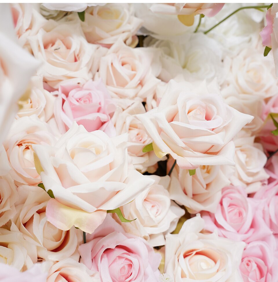 pink and cream flower arrangements8