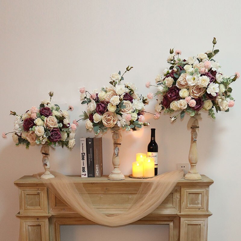 diy wooden hexagon wedding arch8