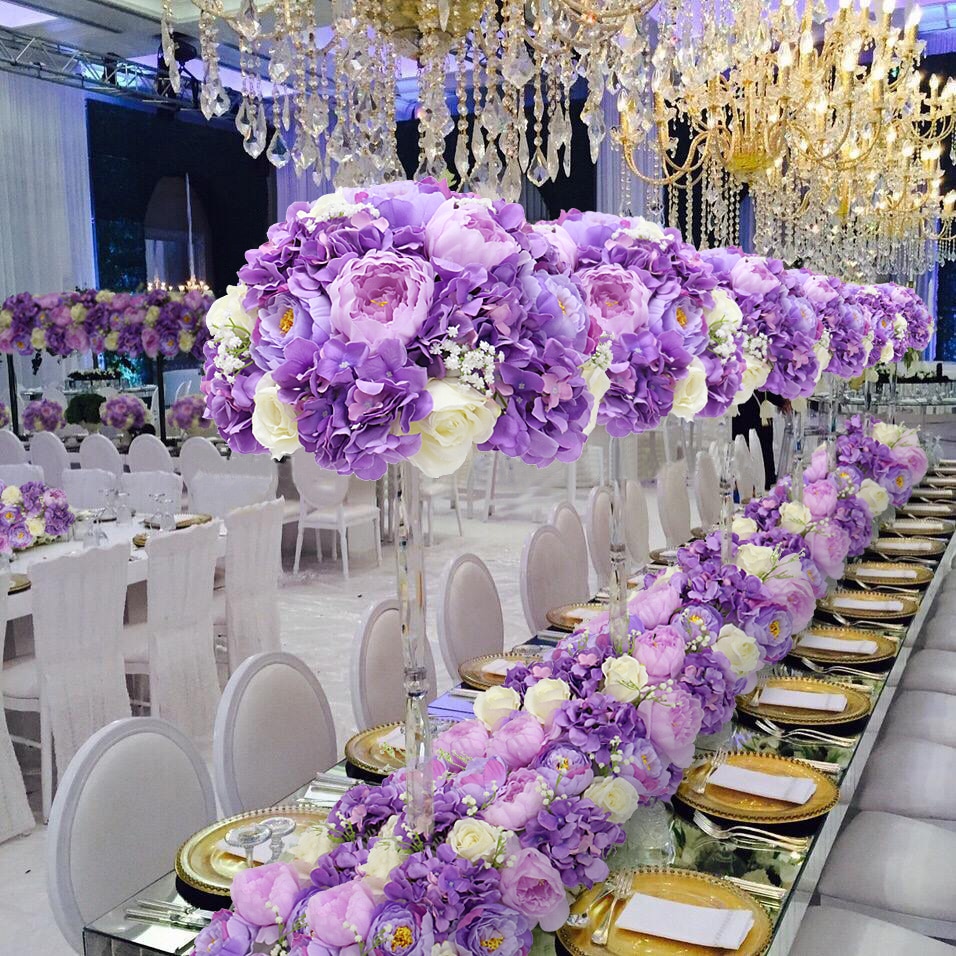 wedding decoration table flowers