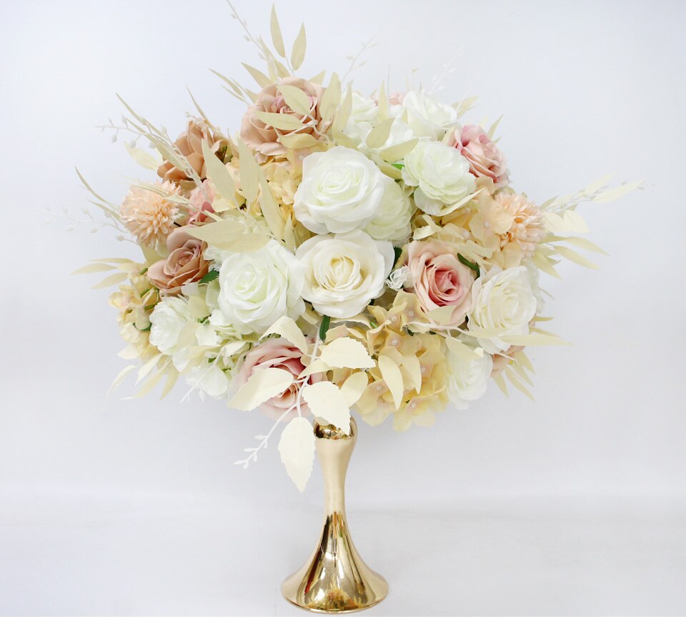 rose and gold wedding decor10