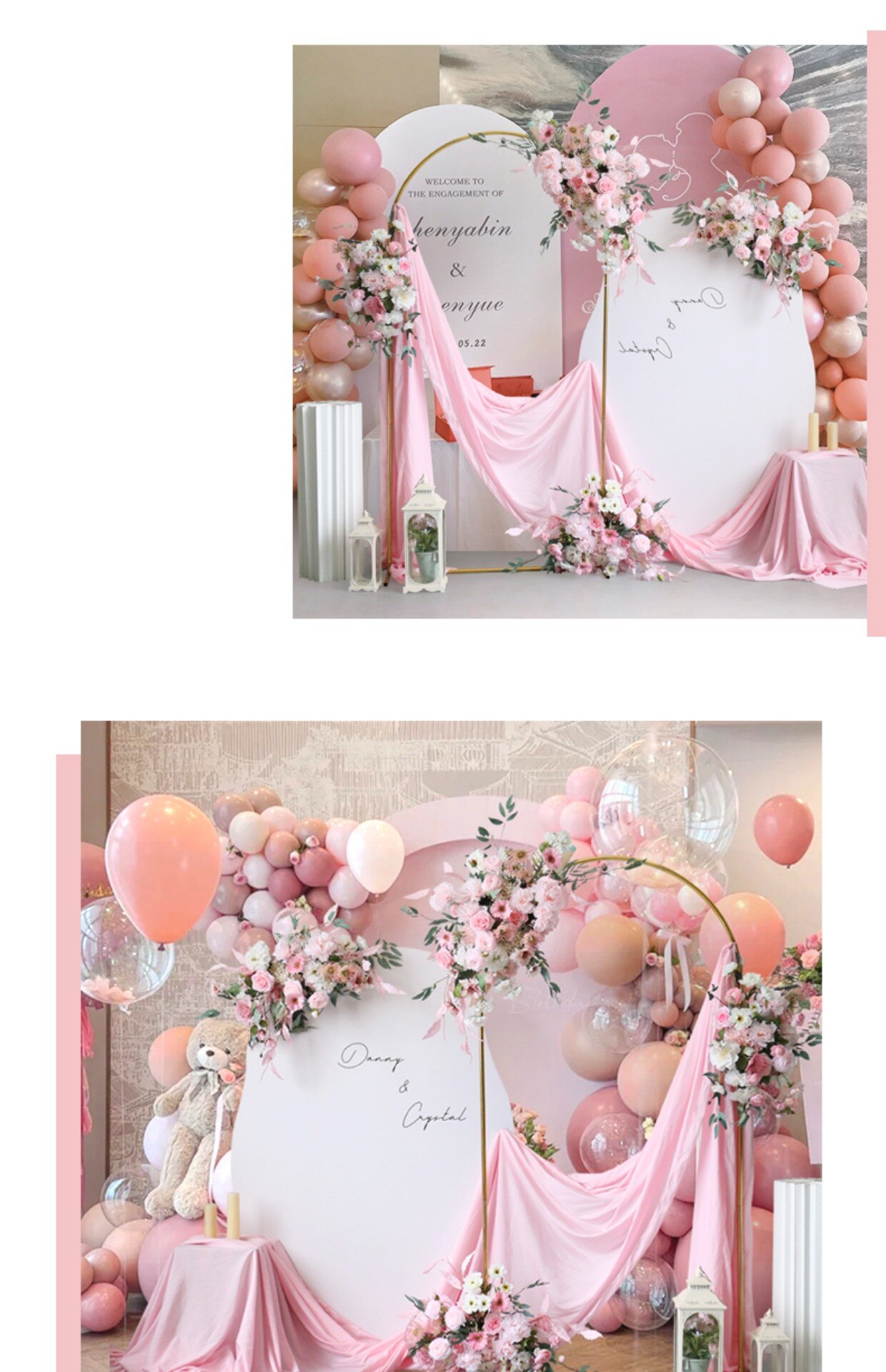 criss cross wedding backdrop7