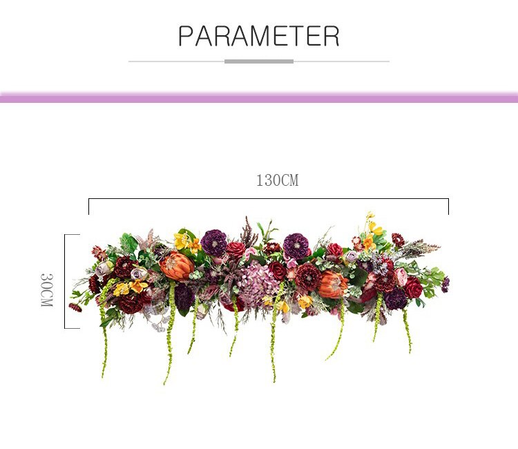 artificial flowers wall hanger2