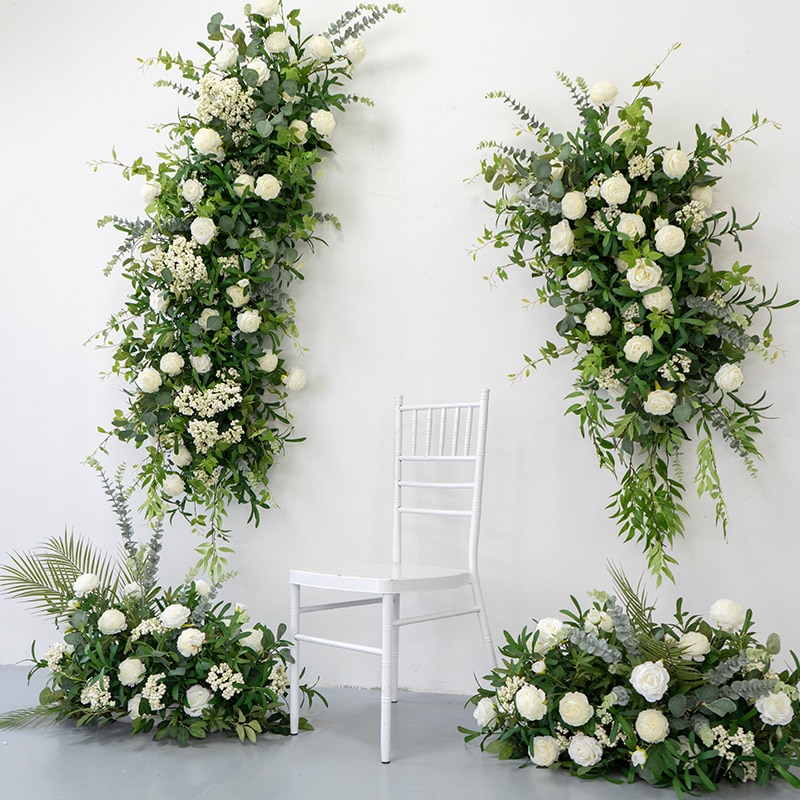 ivory flower arrangements