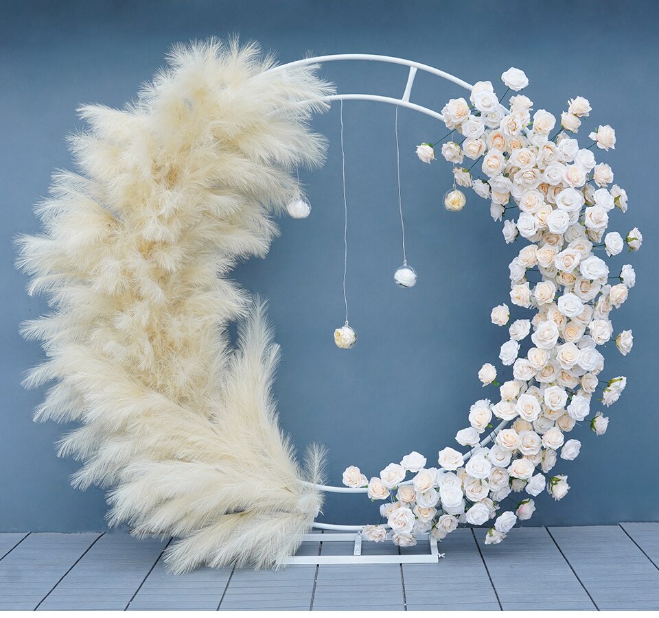 fluffy white table runner8