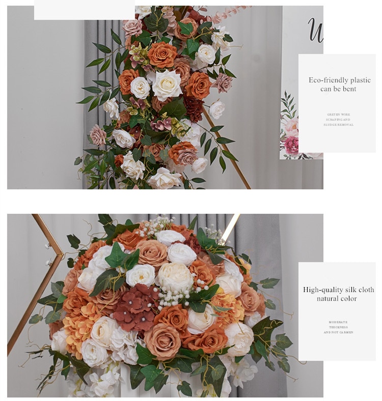 copper circle wedding arch4