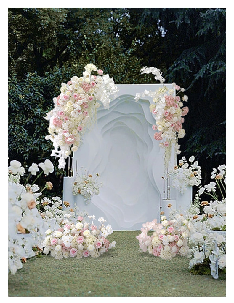 artificial flower outside house which runs in wind