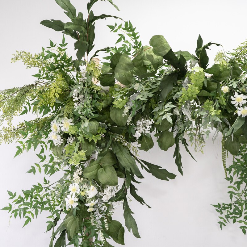 champagne and green wedding decor1