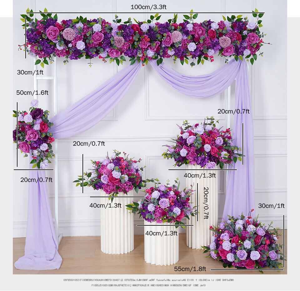 9 bucket flower stand1