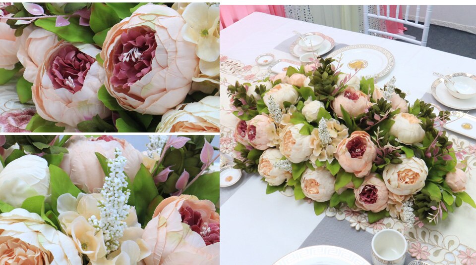 wedding fake flower bouquets10