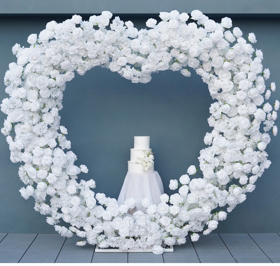 Hershey Kisses as table centerpieces