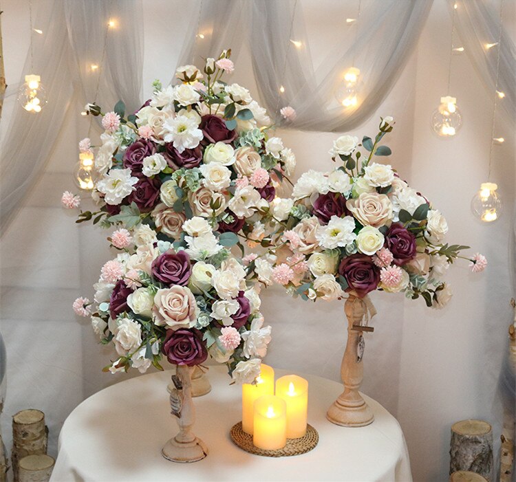 diy wooden hexagon wedding arch