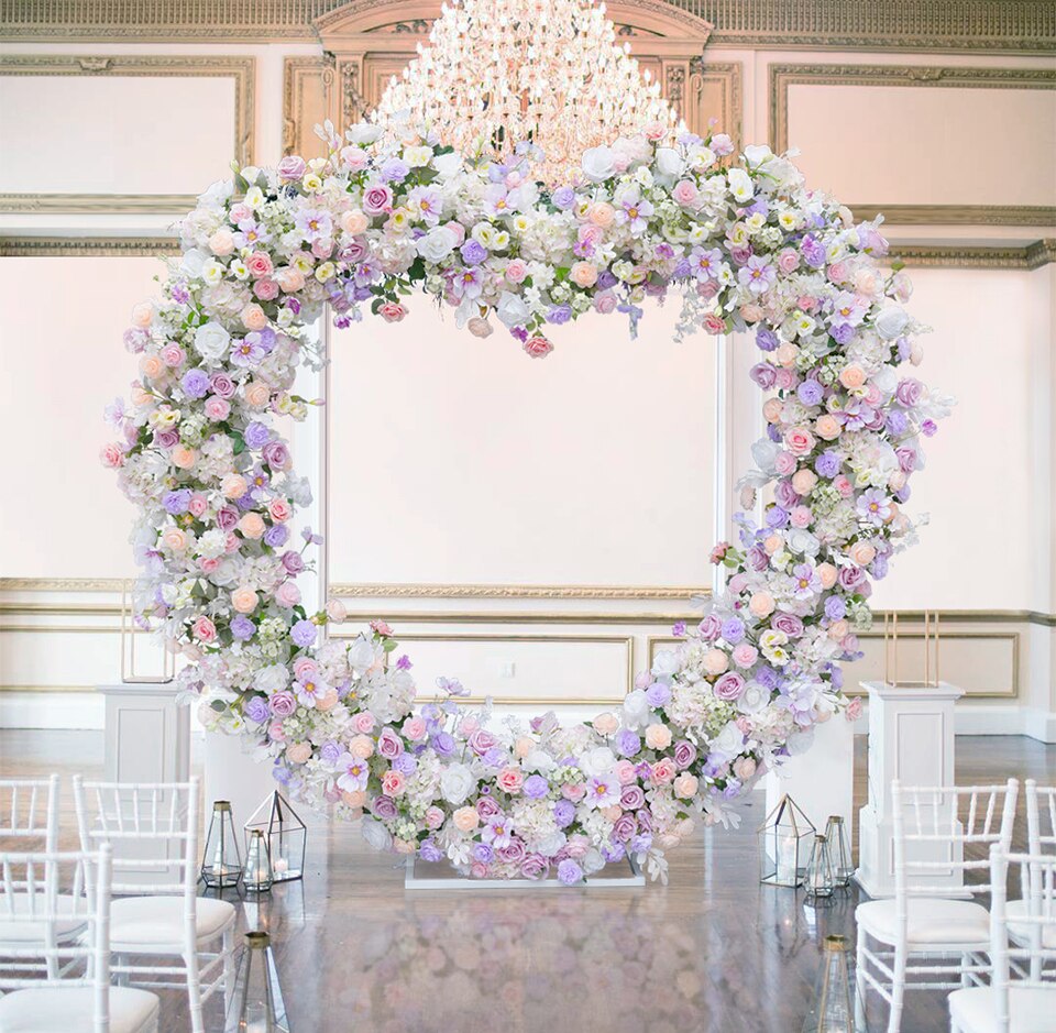 blush colored wedding decorations