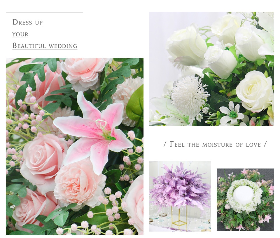 artificial vintage wedding flowers4