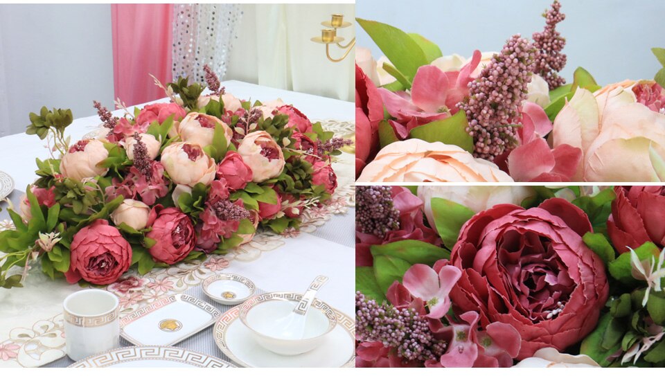 wedding fake flower bouquets9