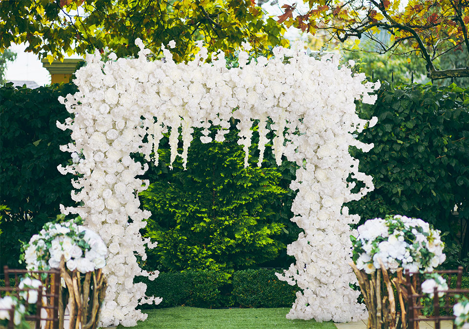 weddding tall flower stand