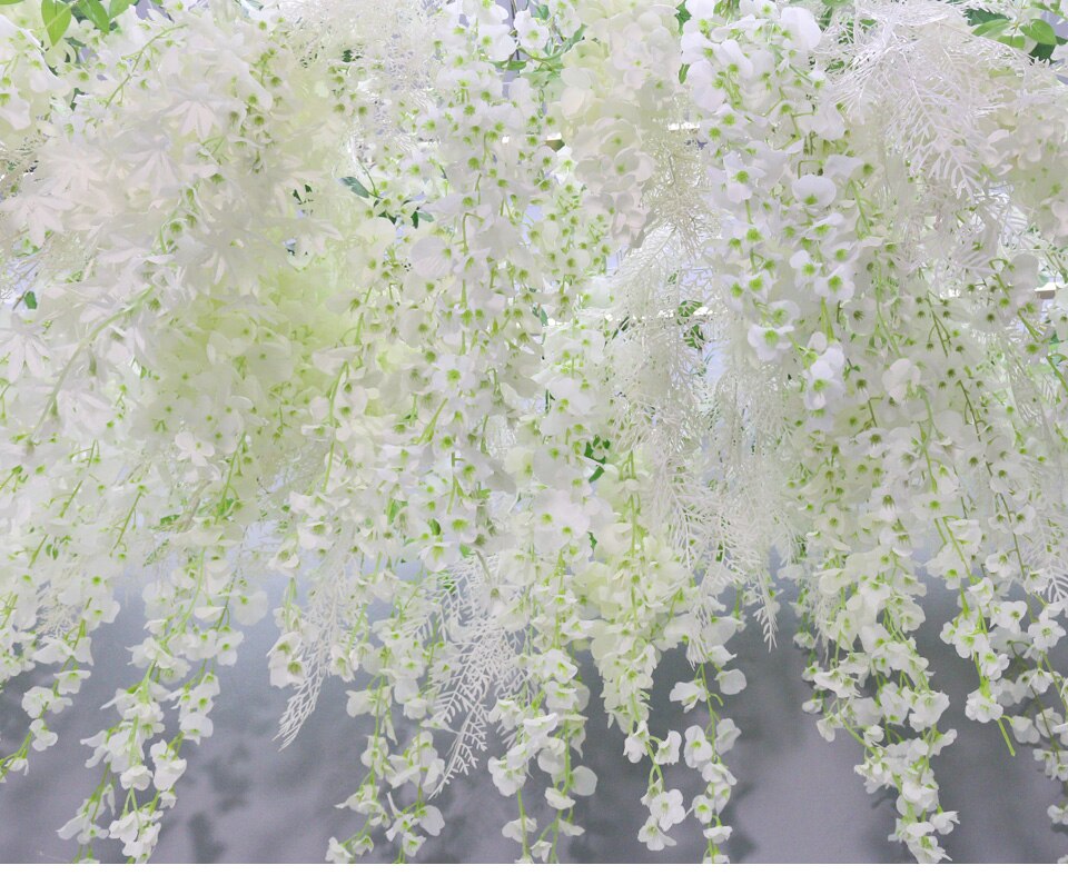 white tulle table runner