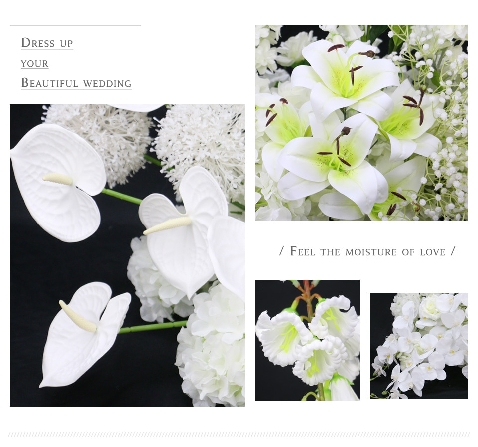 white tulips artificial flowers2