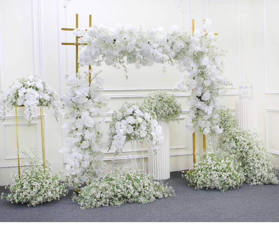 diy white birch wedding arch10