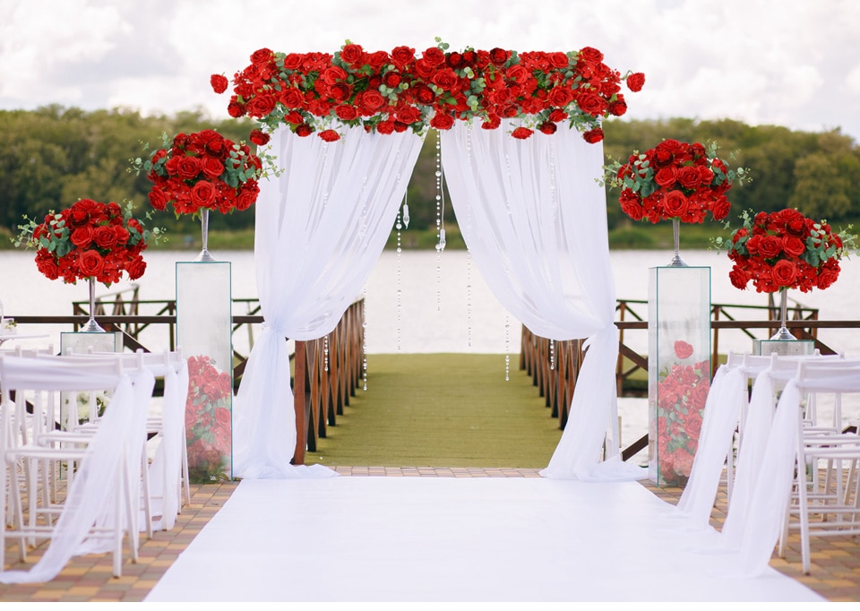 lilac wedding backdrop1