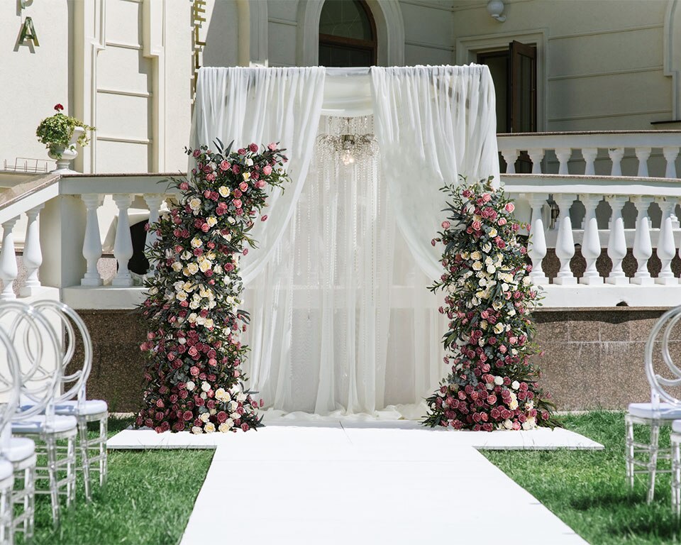 customized wedding backdrop stand