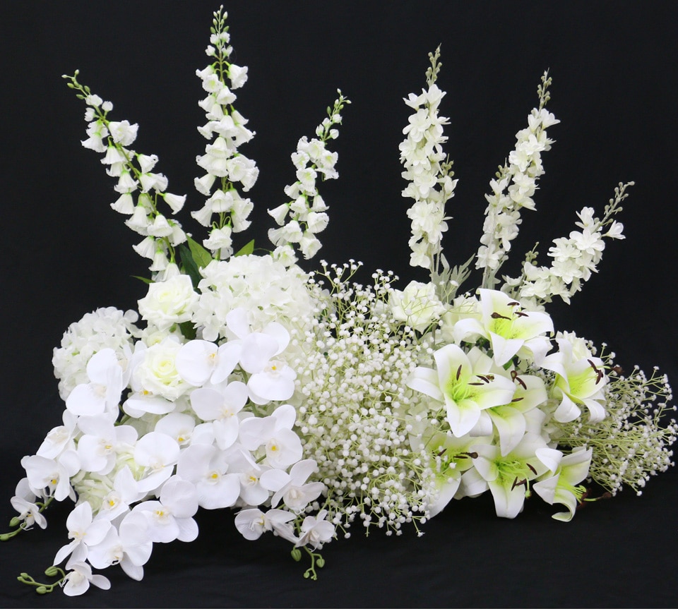 white tulips artificial flowers4