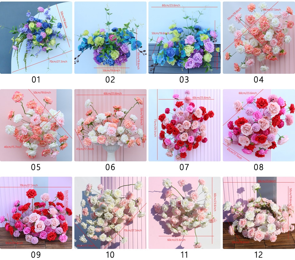 arch artificial flower decoration2