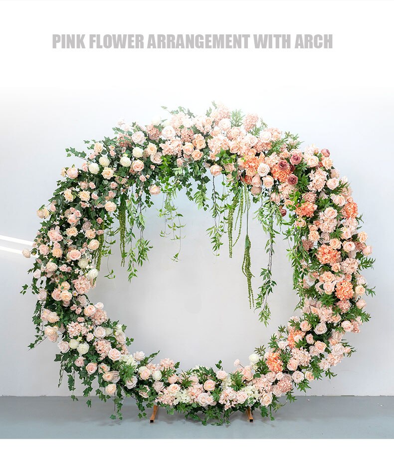 a symmetrical flower arrangements