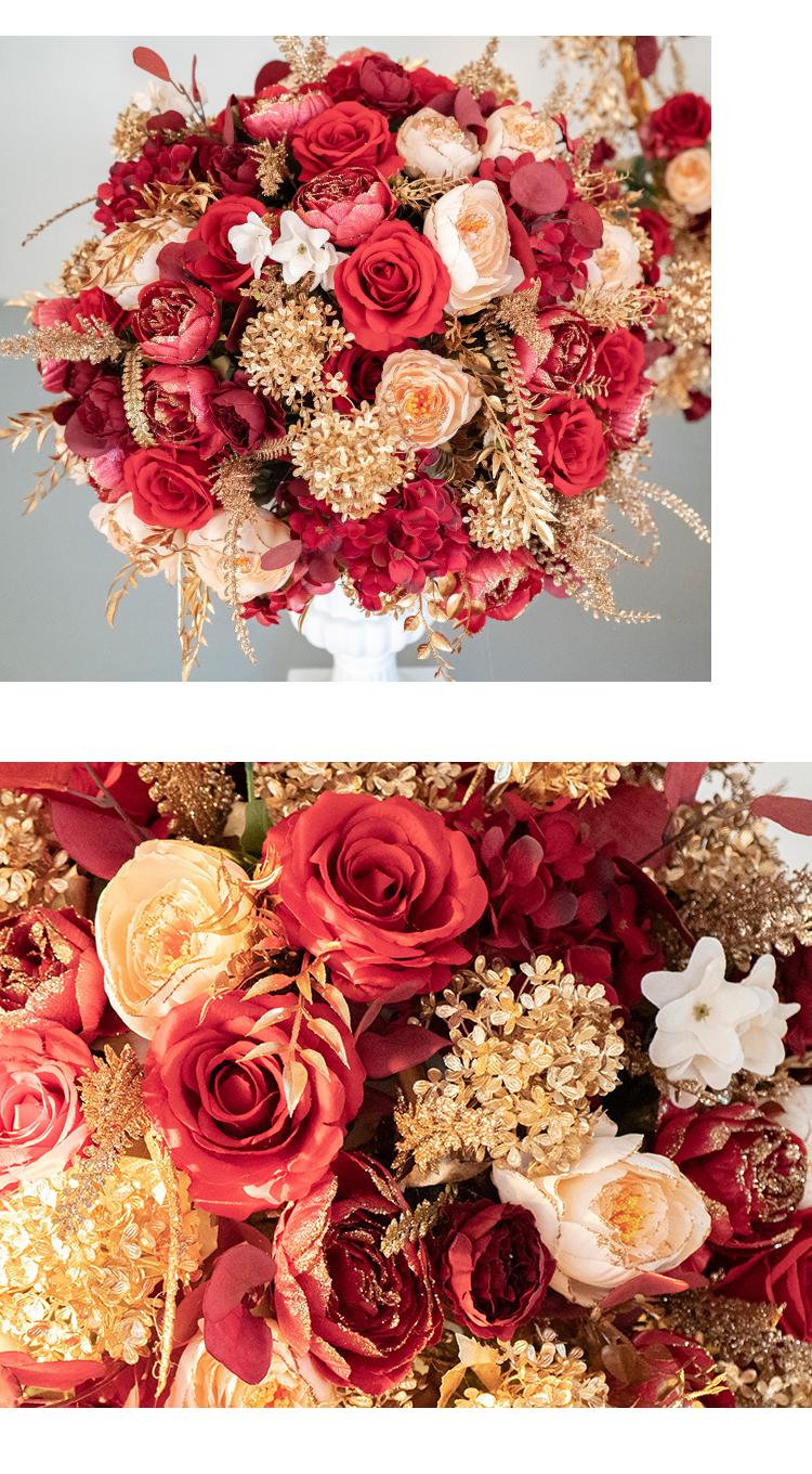 artificial rose flower wedding bouquet9