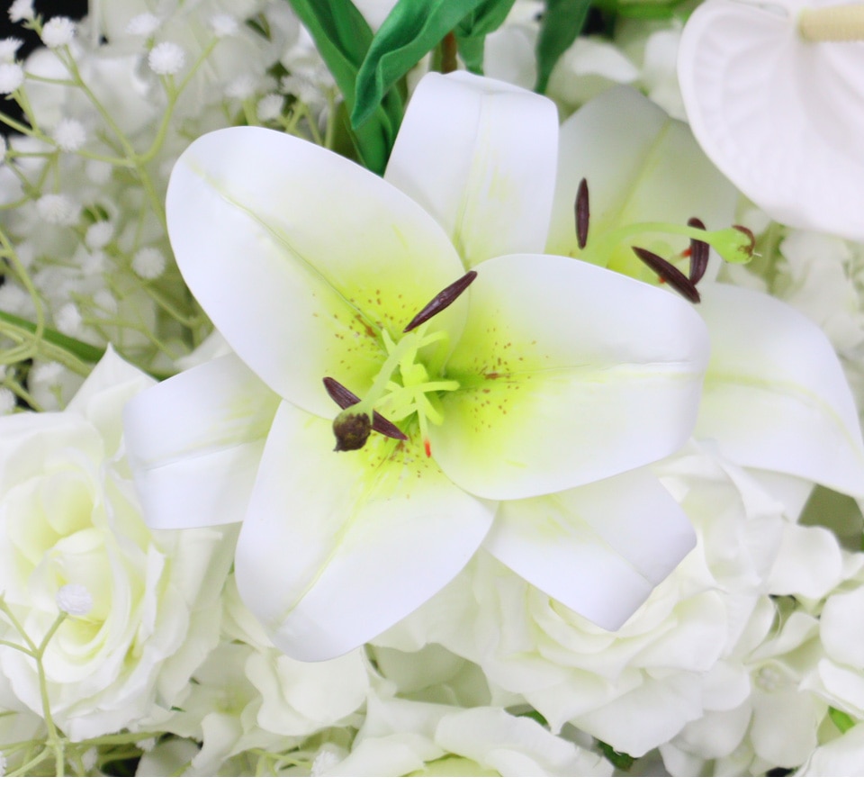 white tulips artificial flowers3