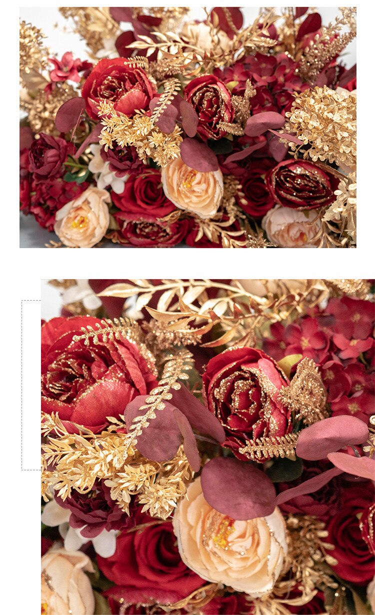 artificial rose flower wedding bouquet4