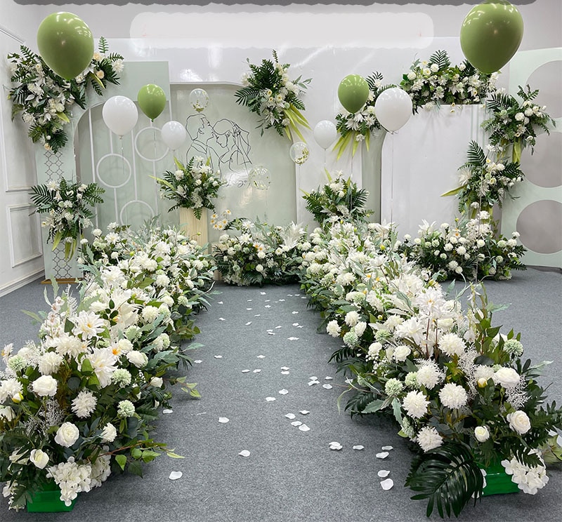 high crystal wedding decoration