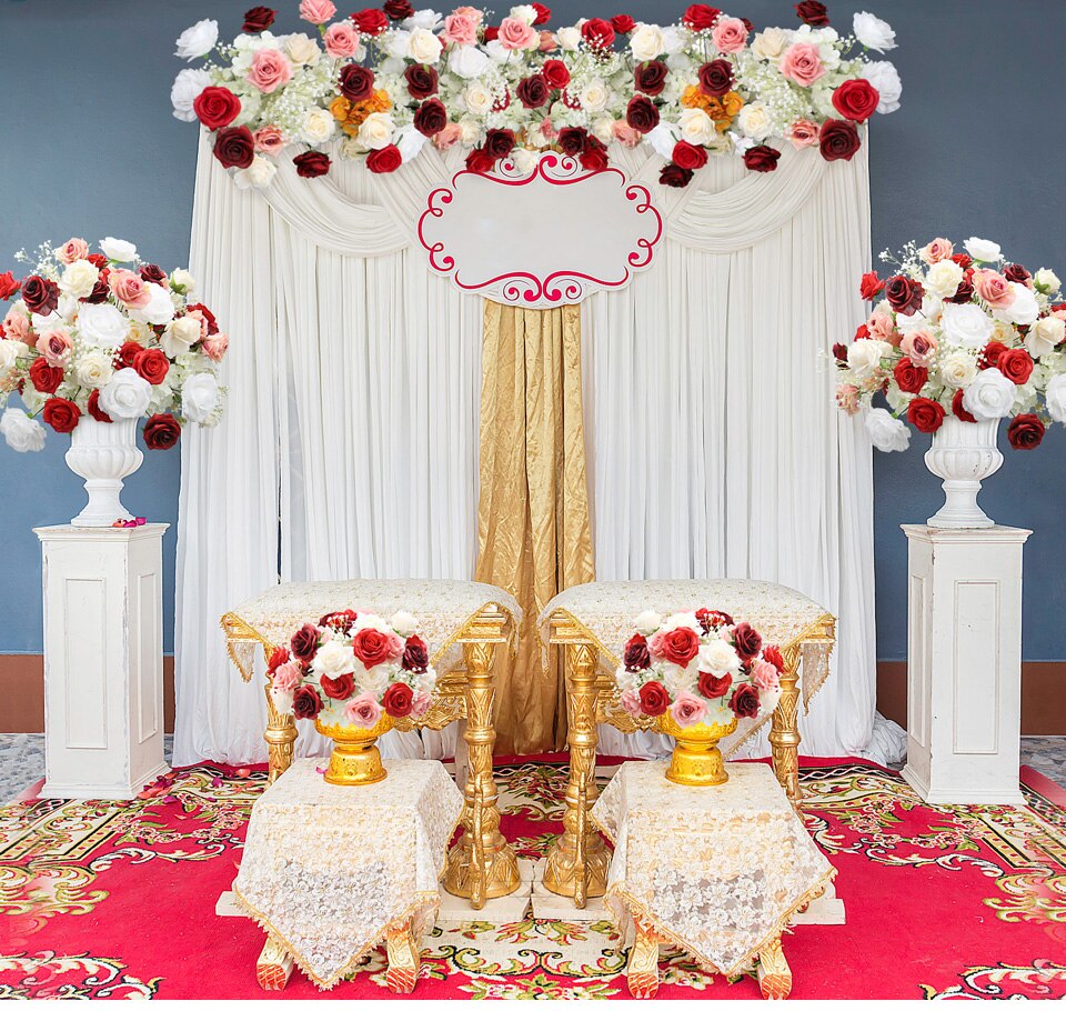 wedding aisle flower