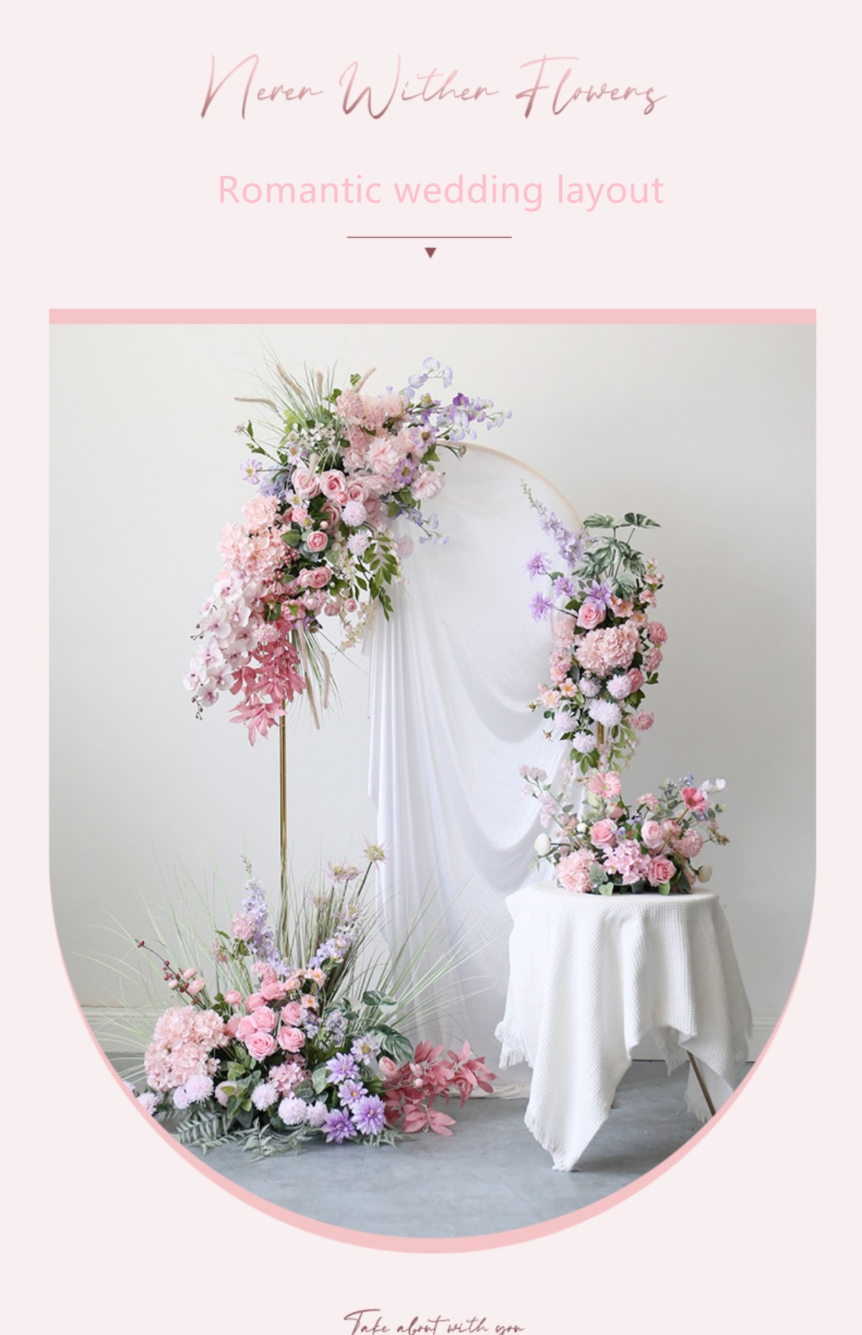 flowers on a table top