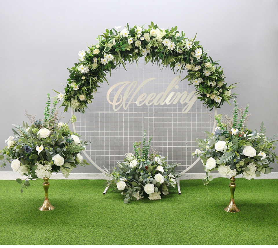 flower stand next to cheeseboard